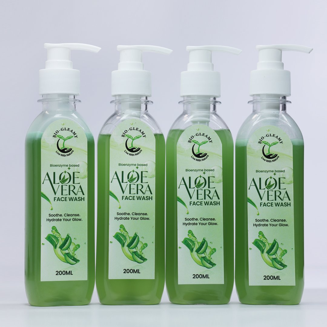 Organic Aloe Vera Face Wash (Enzyme Based) - Image 4