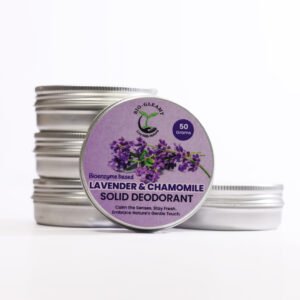 Lavender & Chamomile Solid Deodorant (Enzyme Based)