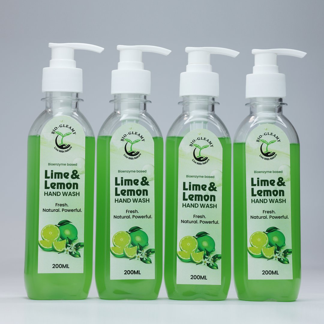 Organic Lime & Lemon Hand Wash (Enzyme Based) - Image 4