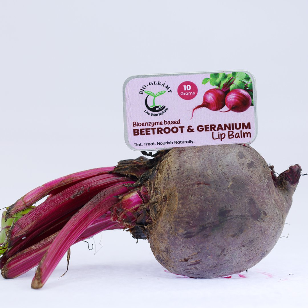 Beetroot & Geranium Lip Balm (Enzyme Based) - Image 7