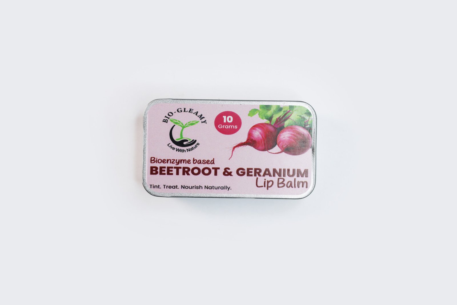Beetroot & Geranium Lip Balm (Enzyme Based) - Image 2
