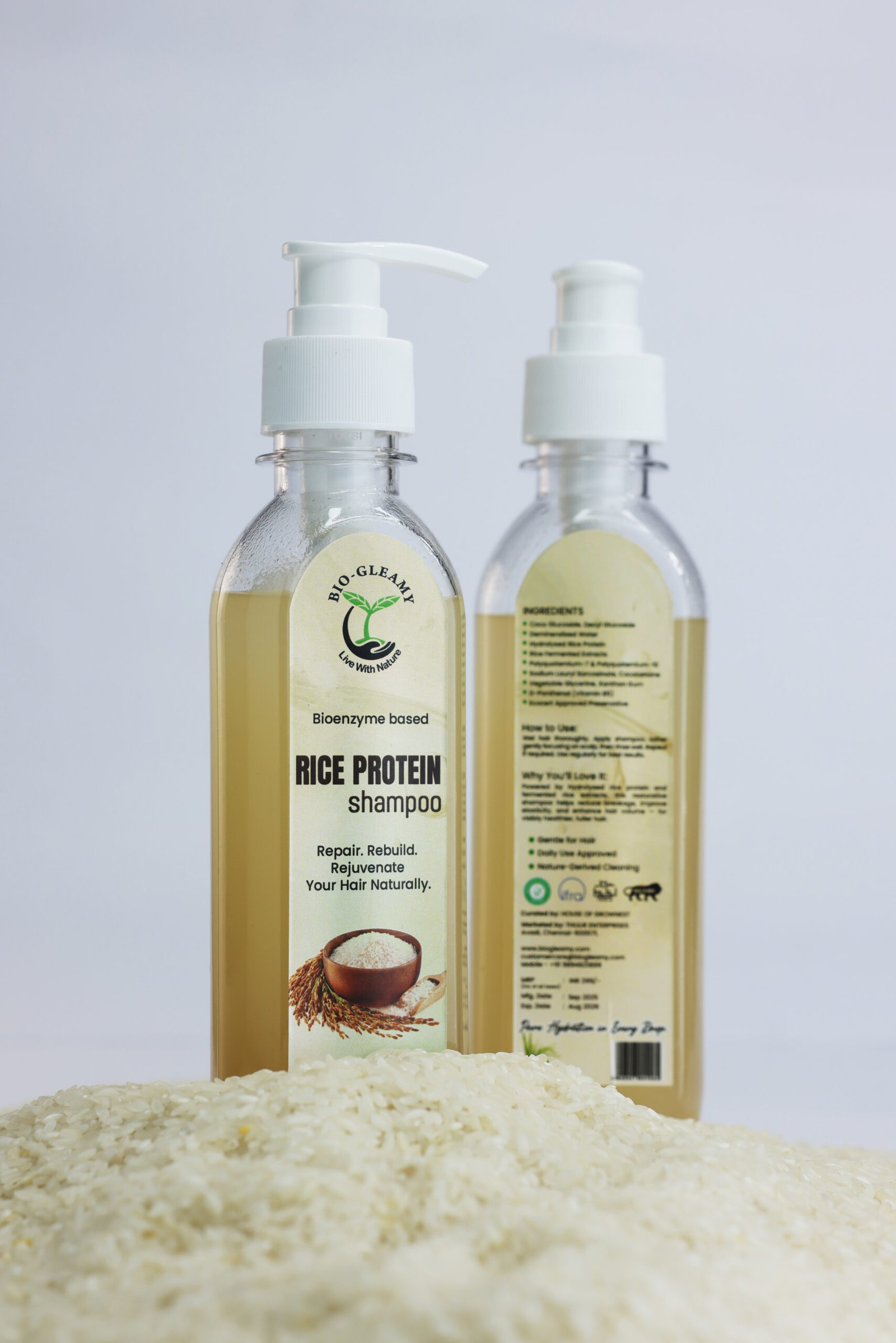 Organic Rice Protein Shampoo (Enzyme Based) - Image 6