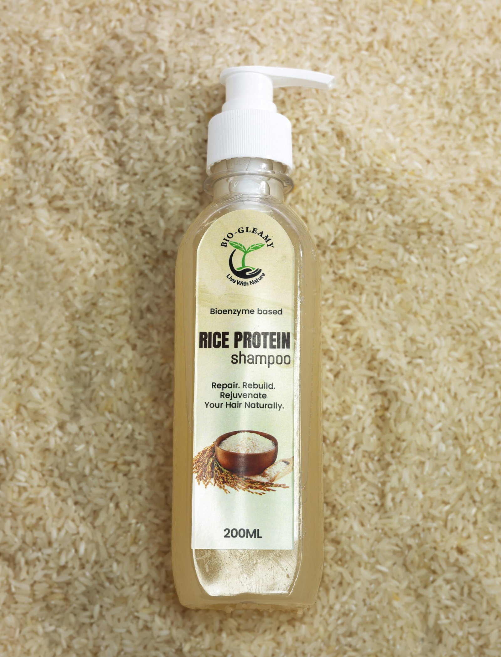 Organic Rice Protein Shampoo (Enzyme Based) - Image 7