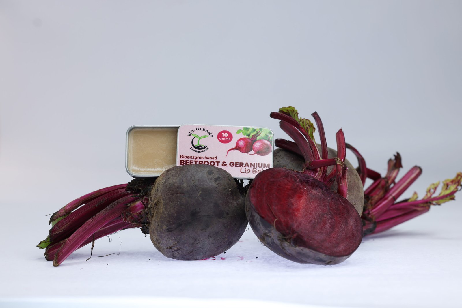 Beetroot & Geranium Lip Balm (Enzyme Based)