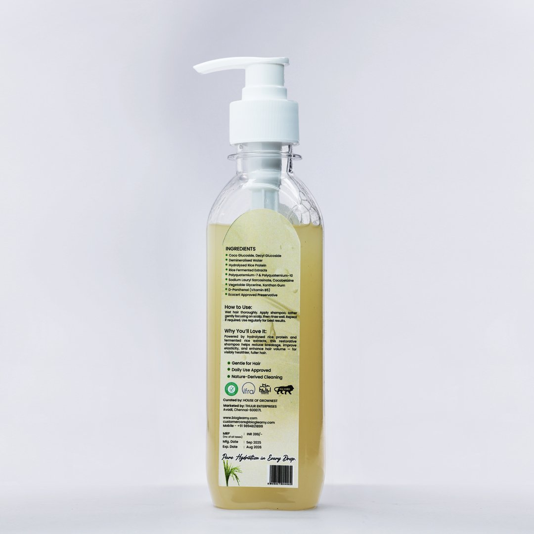 Organic Rice Protein Shampoo (Enzyme Based) - Image 2