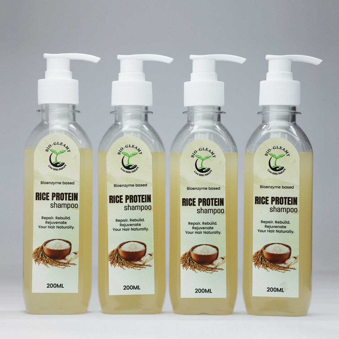Organic Rice Protein Shampoo (Enzyme Based) - Image 4