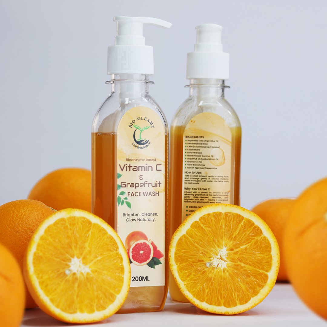 Organic Vitamin C & Grapefruit Face Wash (Enzyme Based) - Image 6